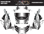 2021-2025 Polaris RZR 200 EFI UTV Graphics Kit D53-4 Wild Stealth