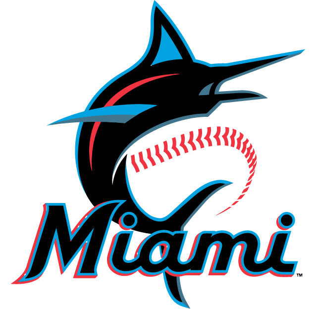 Miami Marlins Decal  ~ Vinyl Car Wall Sticker - Wall, Small to XLarge