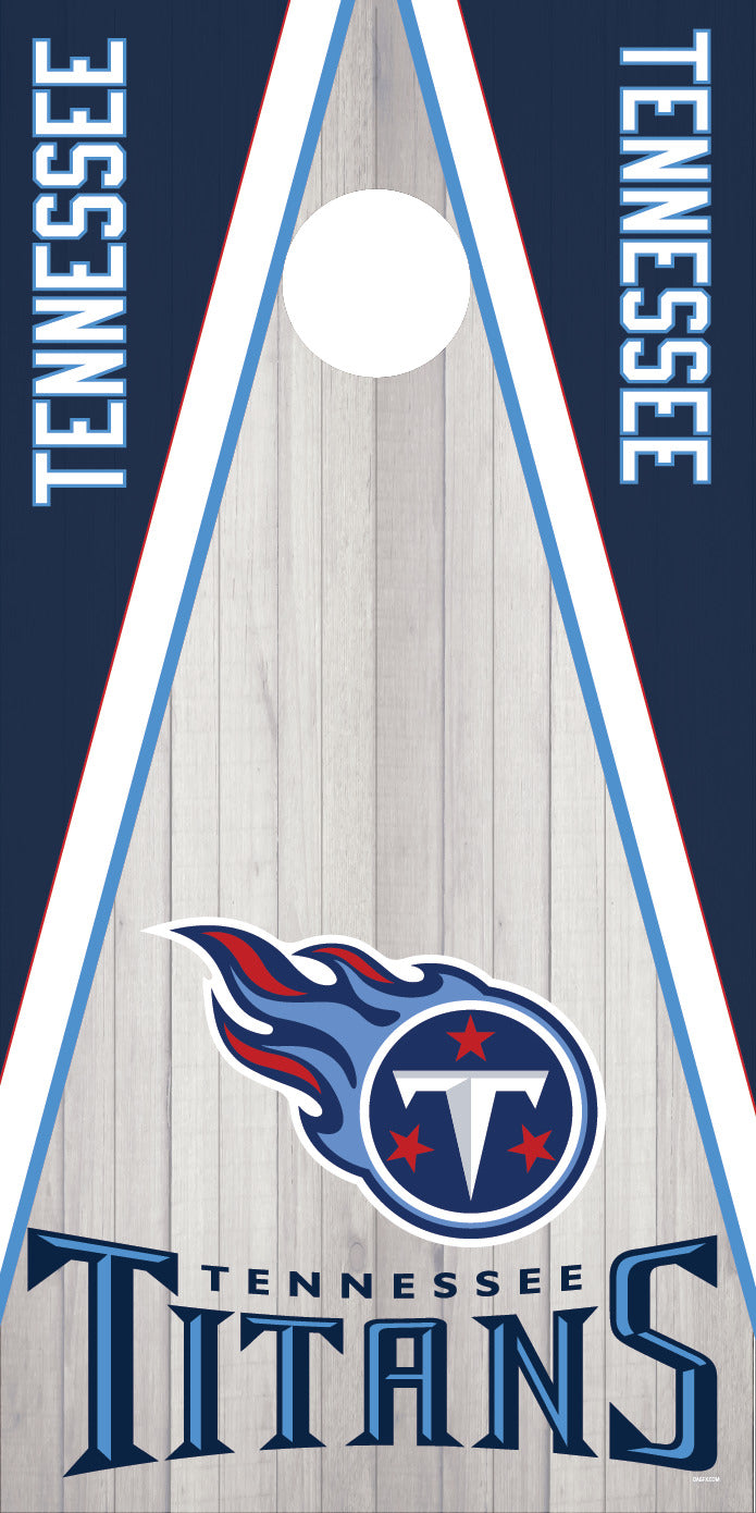 Corn Hole Board Wrap Skin - Tennessee Titans Cornhole D3
