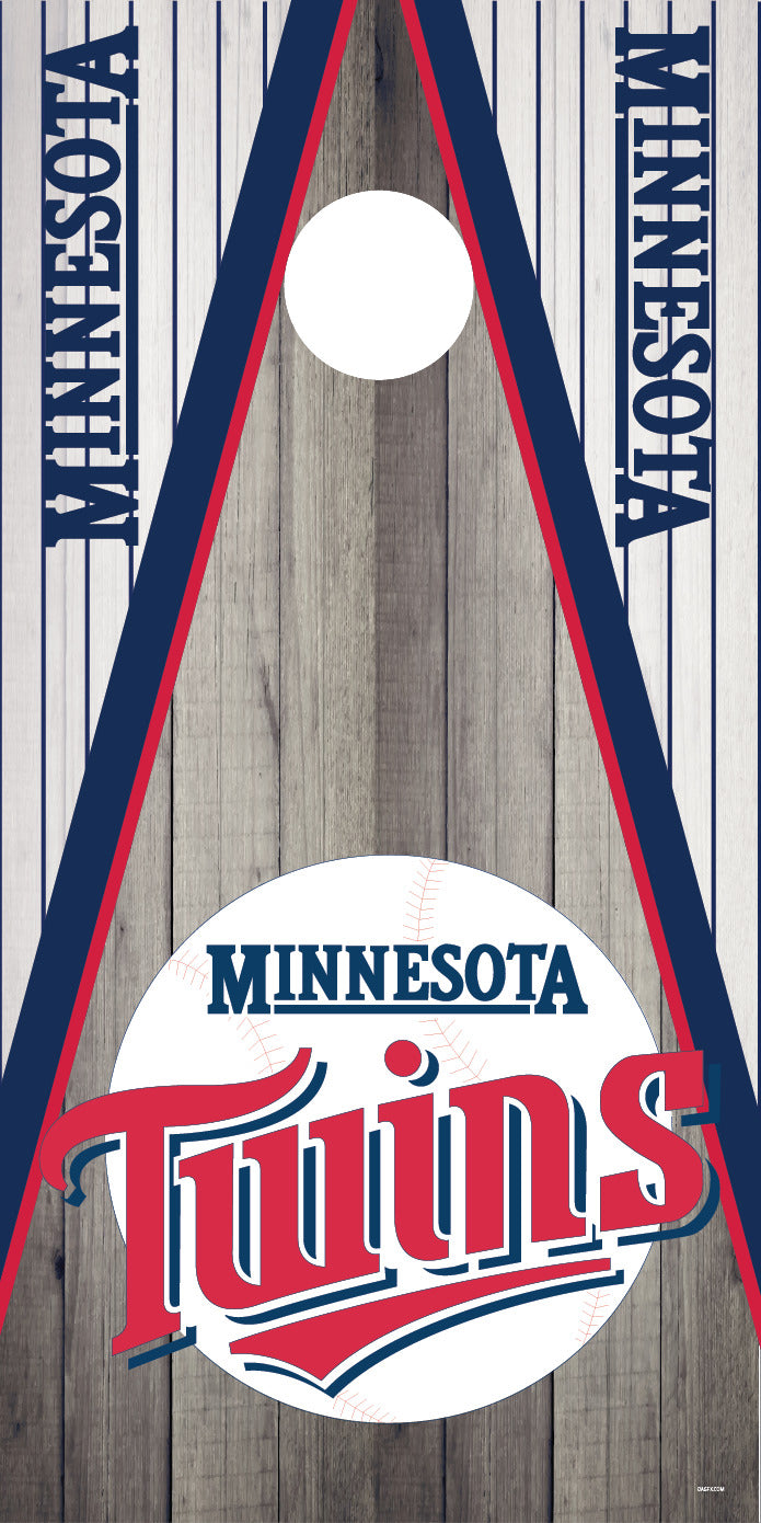 Corn Hole Board Wrap - Minnesota Twins Cornhole D3