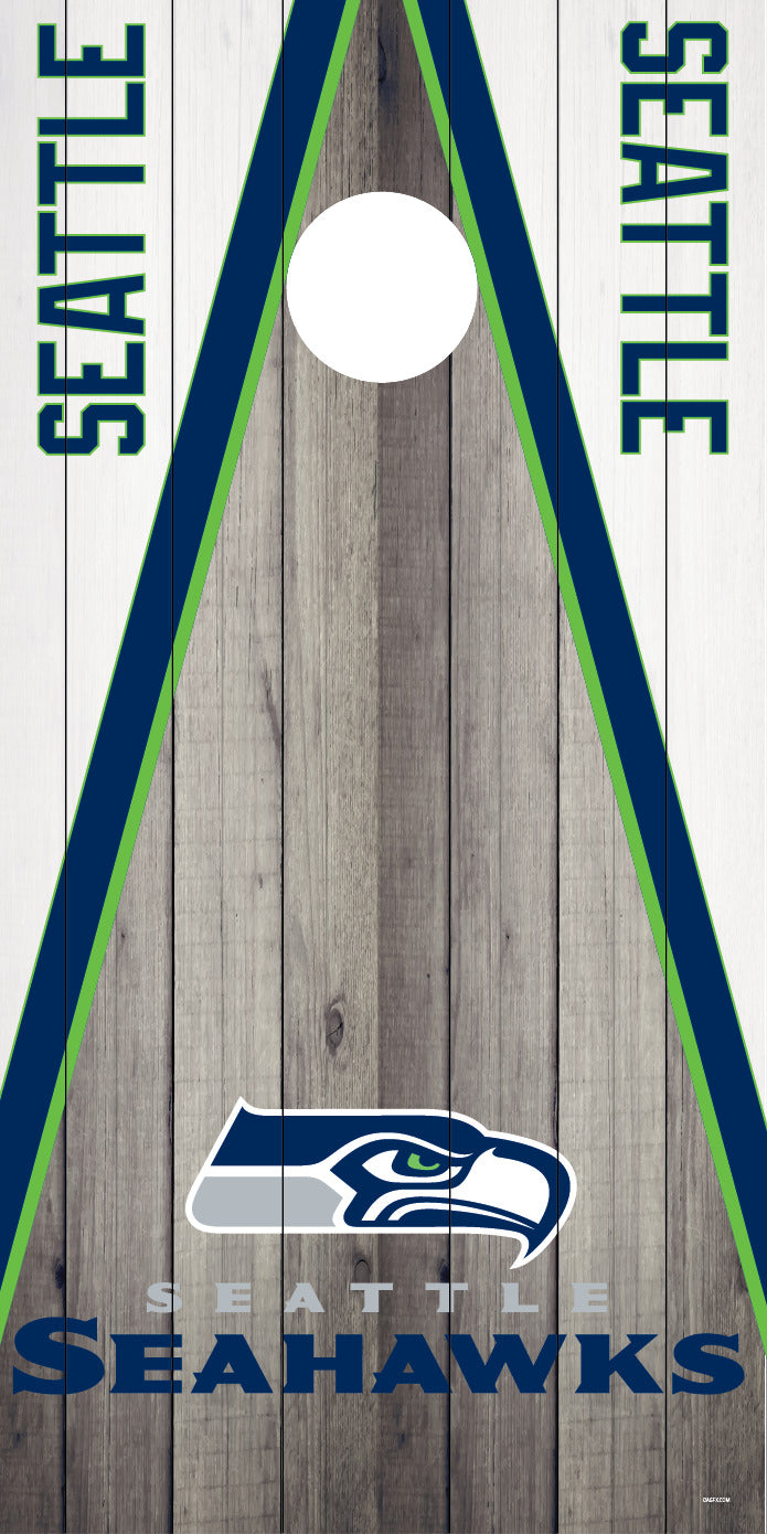 Corn Hole Board Wrap Skin - Seattle Seahawks Cornhole D3