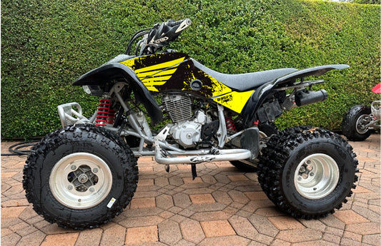 1999-2004 Honda TRX 400 EX Graphics Kit - Pro Ed D51-2 Yellow