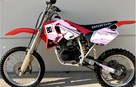 1996 - 2002 Honda CR 80  OAGFX Graphics Kit - D7-2 Pink