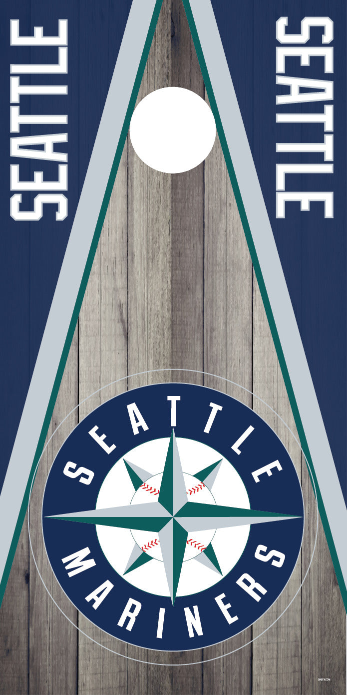 Corn Hole Board Wrap - Seattle Mariners Cornhole