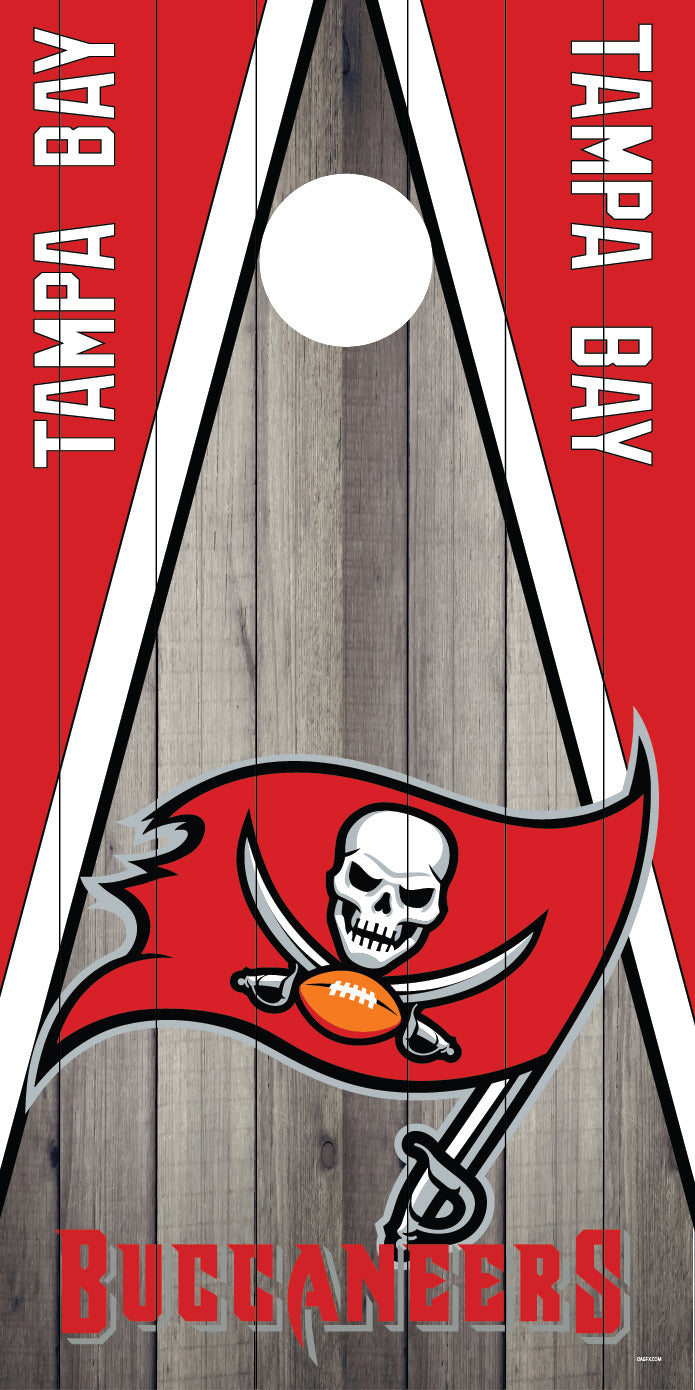 Corn Hole Board Wrap Skin - Tampa Bay Buccaneers Cornhole