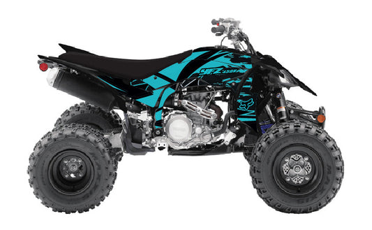 2014 - 2023 OAGFX Yamaha YFZ 450 Graphics Kit D78-4 Teal