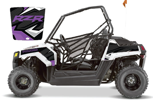 2009 - 2018 Polaris RZR 170 UTV Graphics Kit D36-3 Purple