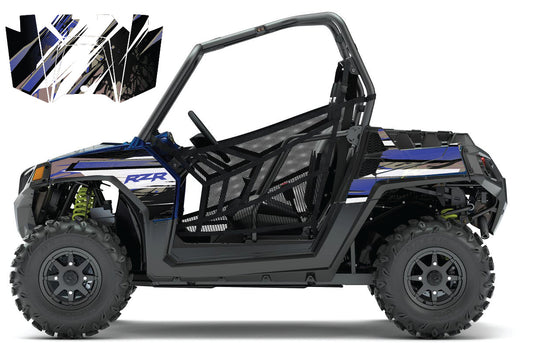 2008 - 2018 Polaris RZR 570 UTV Graphics Kit D35-5 Blue