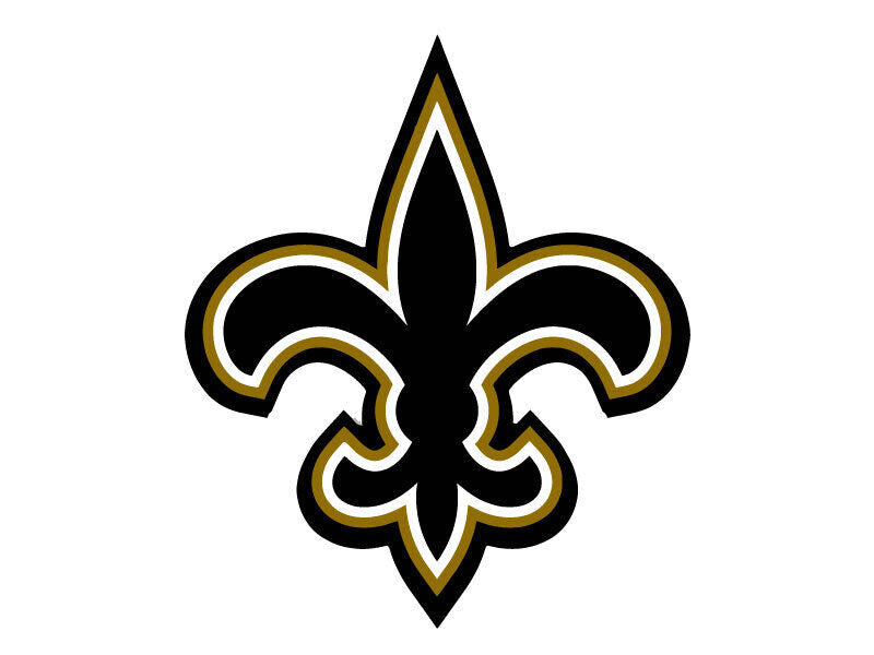 New Orleans Saints Decal  ~ Vinyl Car Sticker - Wall, Cornholes Graphics