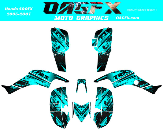 2005-2007 Honda TRX 400 EX Graphics Kit - Pro Ed D79-1