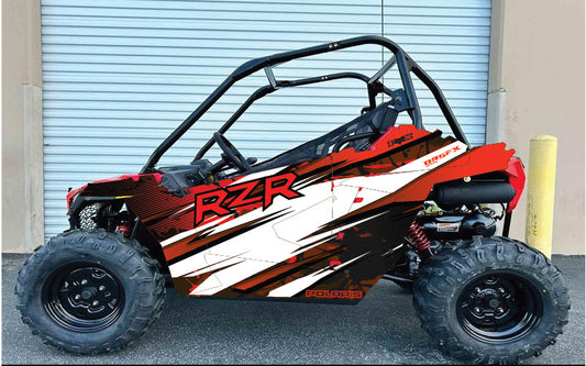 2021-2025 Polaris RZR 200 EFI UTV Graphics Kit D35-1