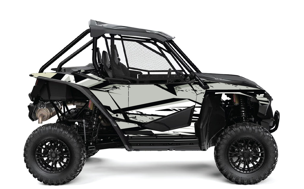 2019-2022 Honda Talon 1000R 1000X 2 Door Graphics Kit - Pro Ed D37-6 Grey