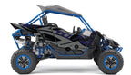 2019 + OAGFX Yamaha YXZ 1000 Graphics Kit D78-2 Gray