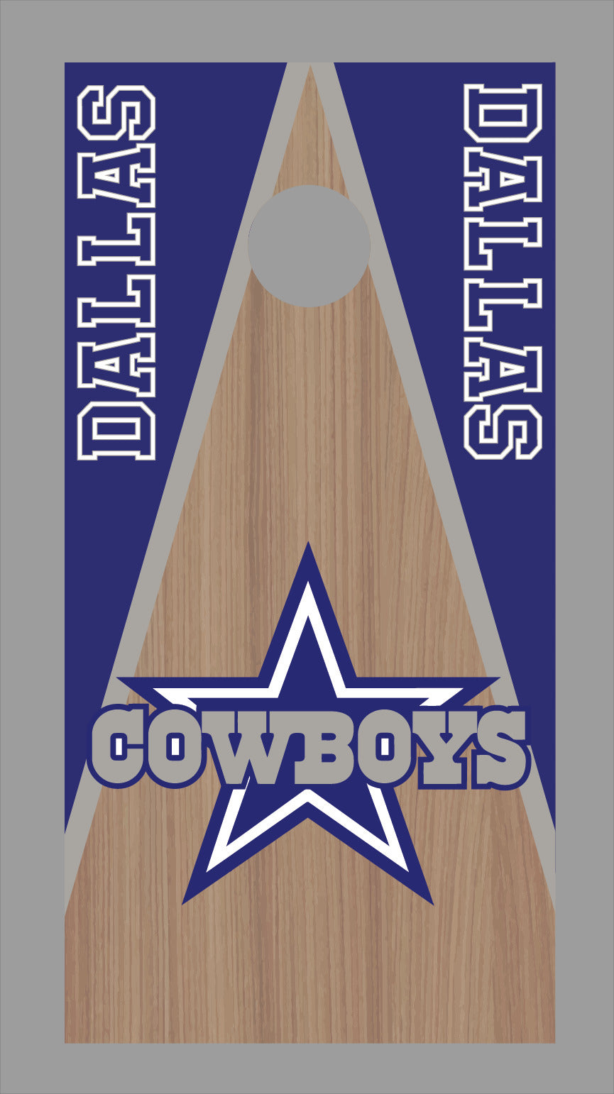 Corn Hole Board Wrap - Dallas Cowboys Cornhole