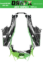 2019 - 2023 Kawasaki Teryx KRX 1000 Graphic Kit - Pro Edition D49-1 Green
