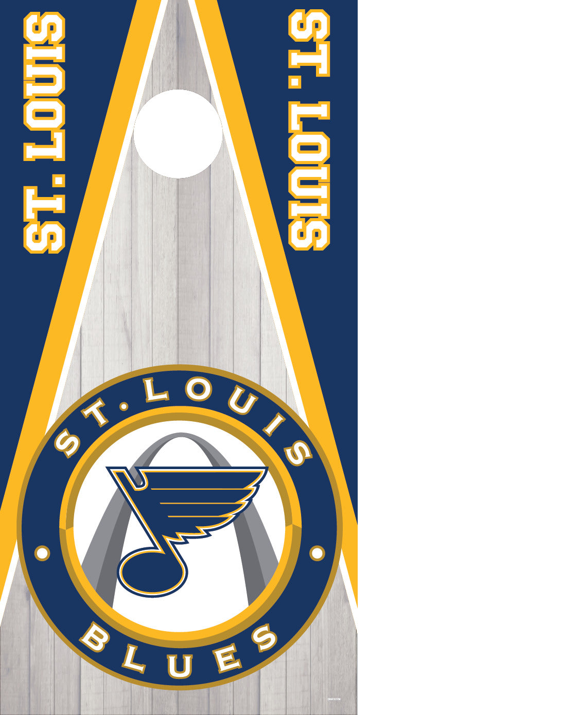 Corn Hole Board Wrap - St Louis Blues Cornhole