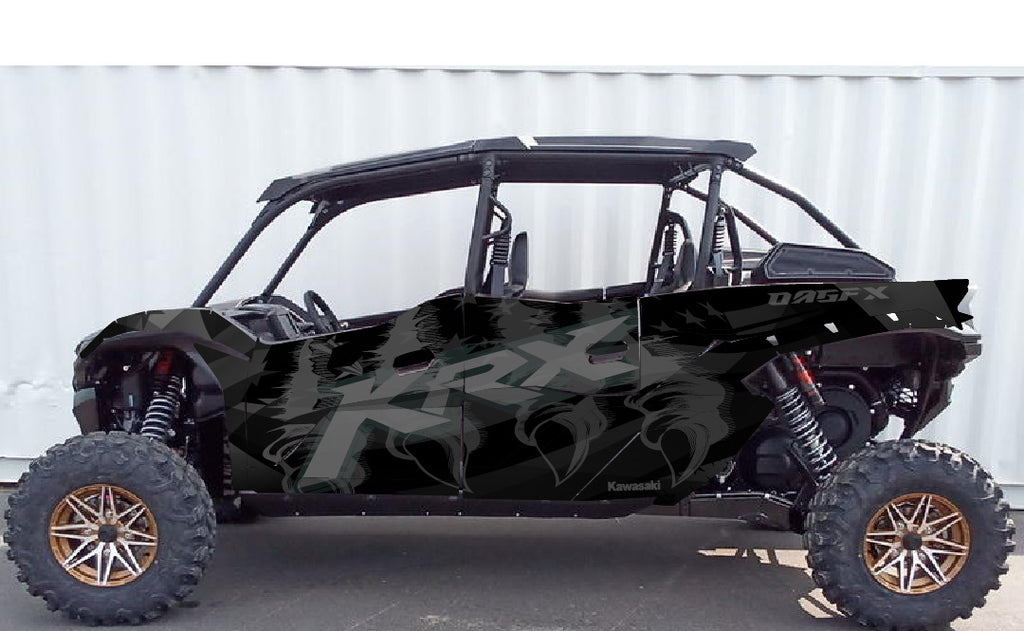 2020 - 2024 Kawasaki Teryx KRX 4 Door 1000 Graphic Kit-Pro Edition D69-5 Talons
