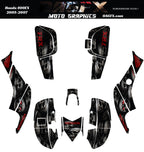 2005-2007 Honda TRX 400 EX Graphics Kit - Pro Ed DSK-1 Skulls