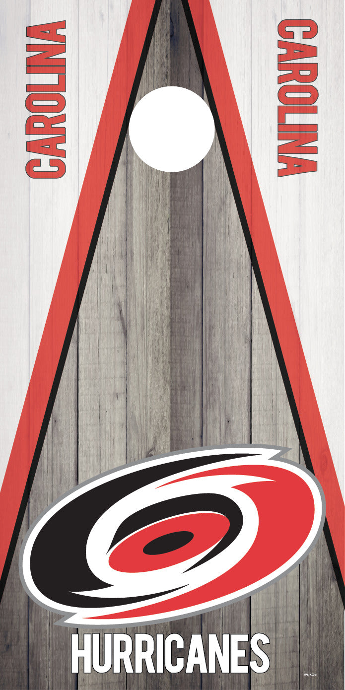 Corn Hole Board Wrap - Carolina Hurricanes Cornhole Skin D3