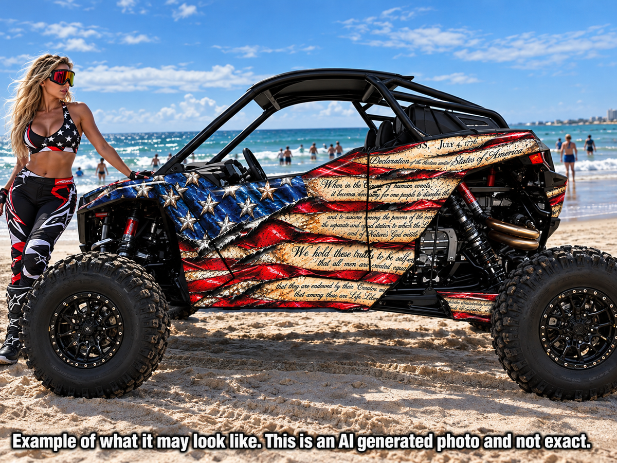 2025-2026 Polaris RZR Pro XP/Pro R/ Pro S USA Flag Graphics Kit Patriot