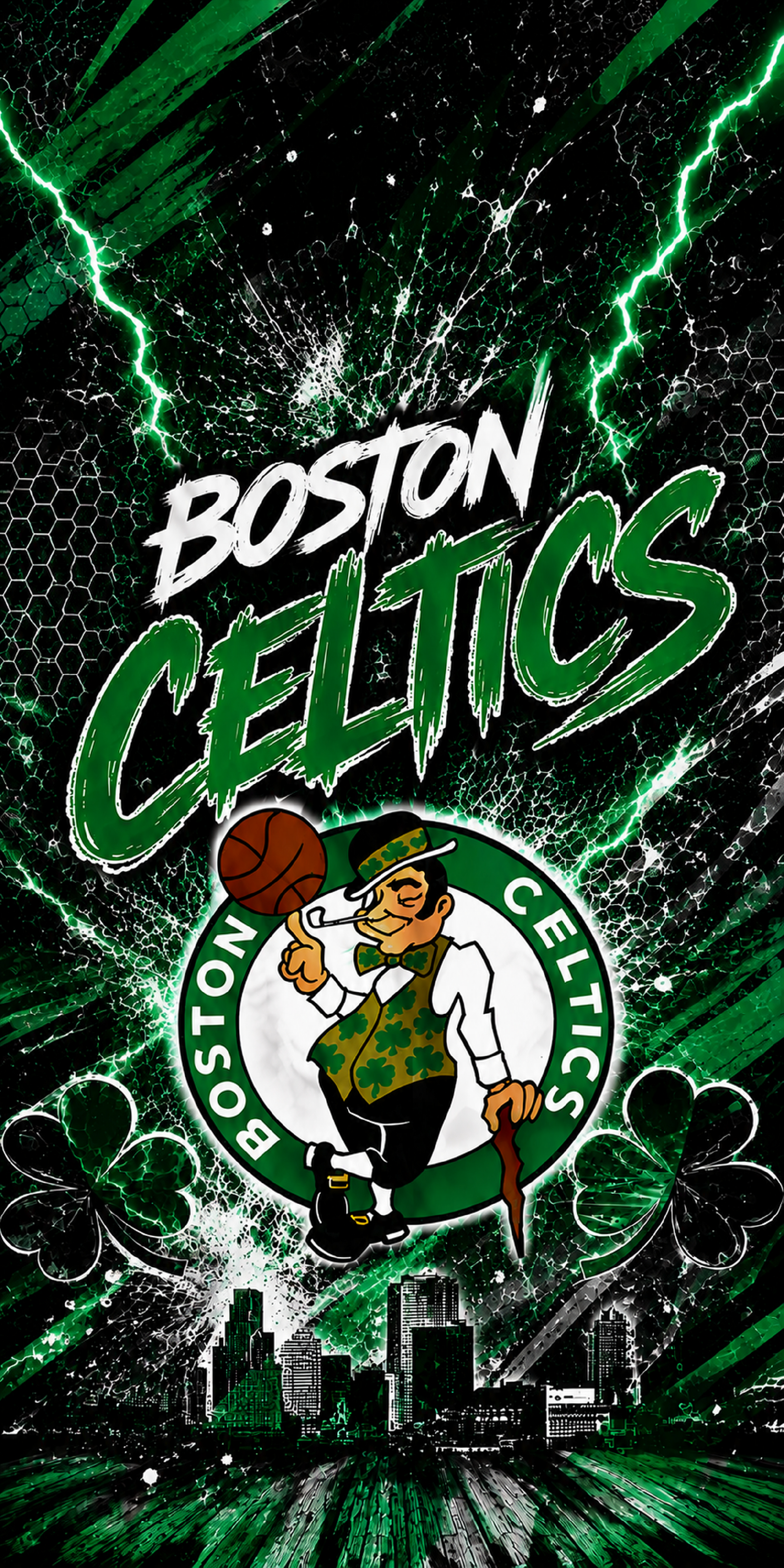 Boston Celtics Cornhole Board Skins (Pair)