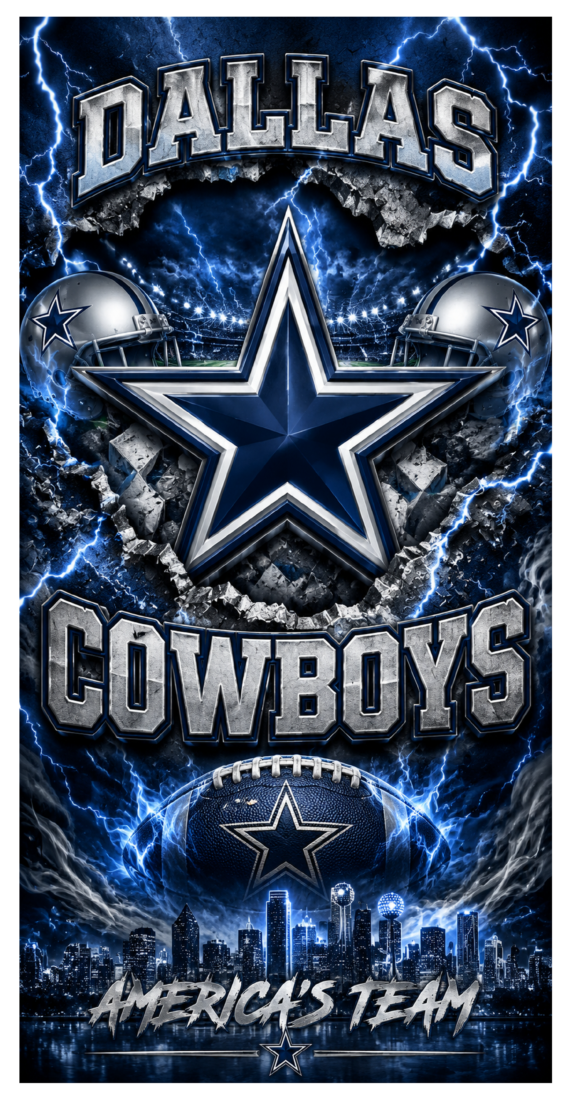 Corn Hole Board Wrap - Dallas Cowboys Set Cornhole