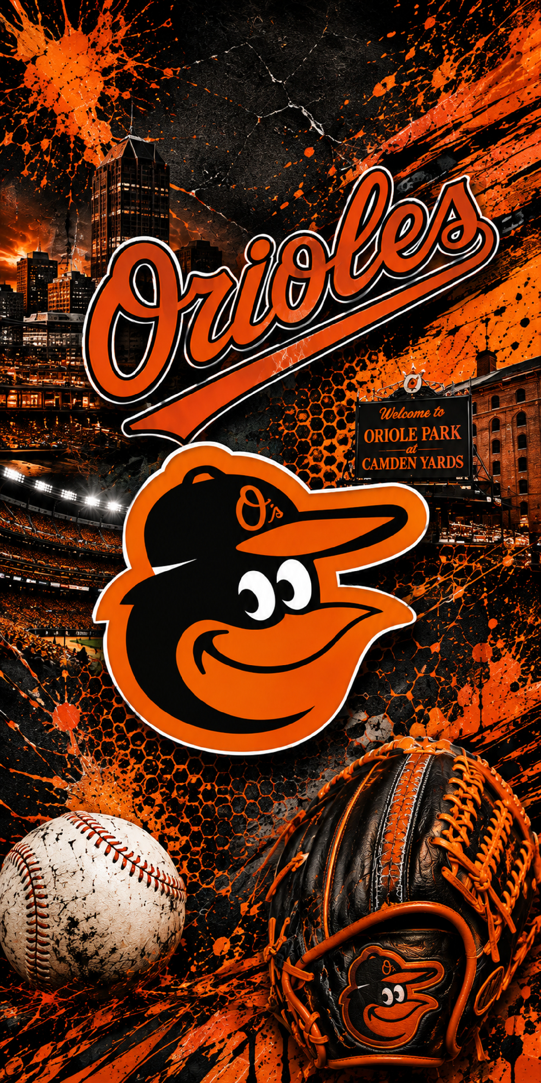 Corn Hole Board Wrap - Baltimore Orioles Set