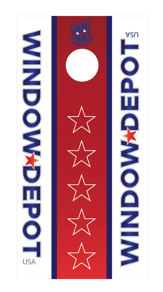 Window Depot Cornhole Board Skins (Pair)