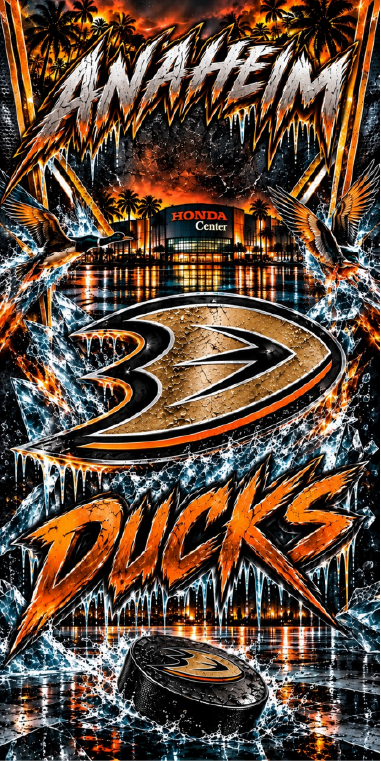Anaheim Ducks Cornhole Board Skins / Wrap (Pair)