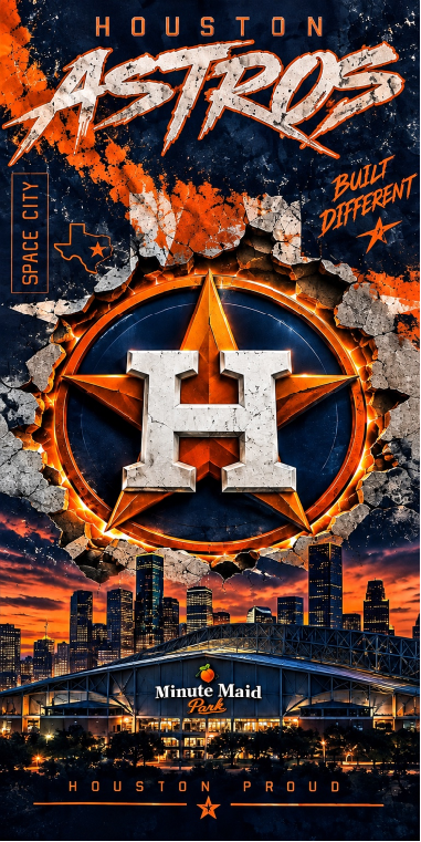 Corn Hole Board Wrap - Houston Astros Cornhole