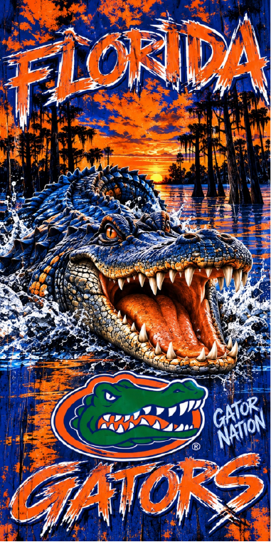 Florida Gators Cornhole Board Skins (Pair) (Copy)