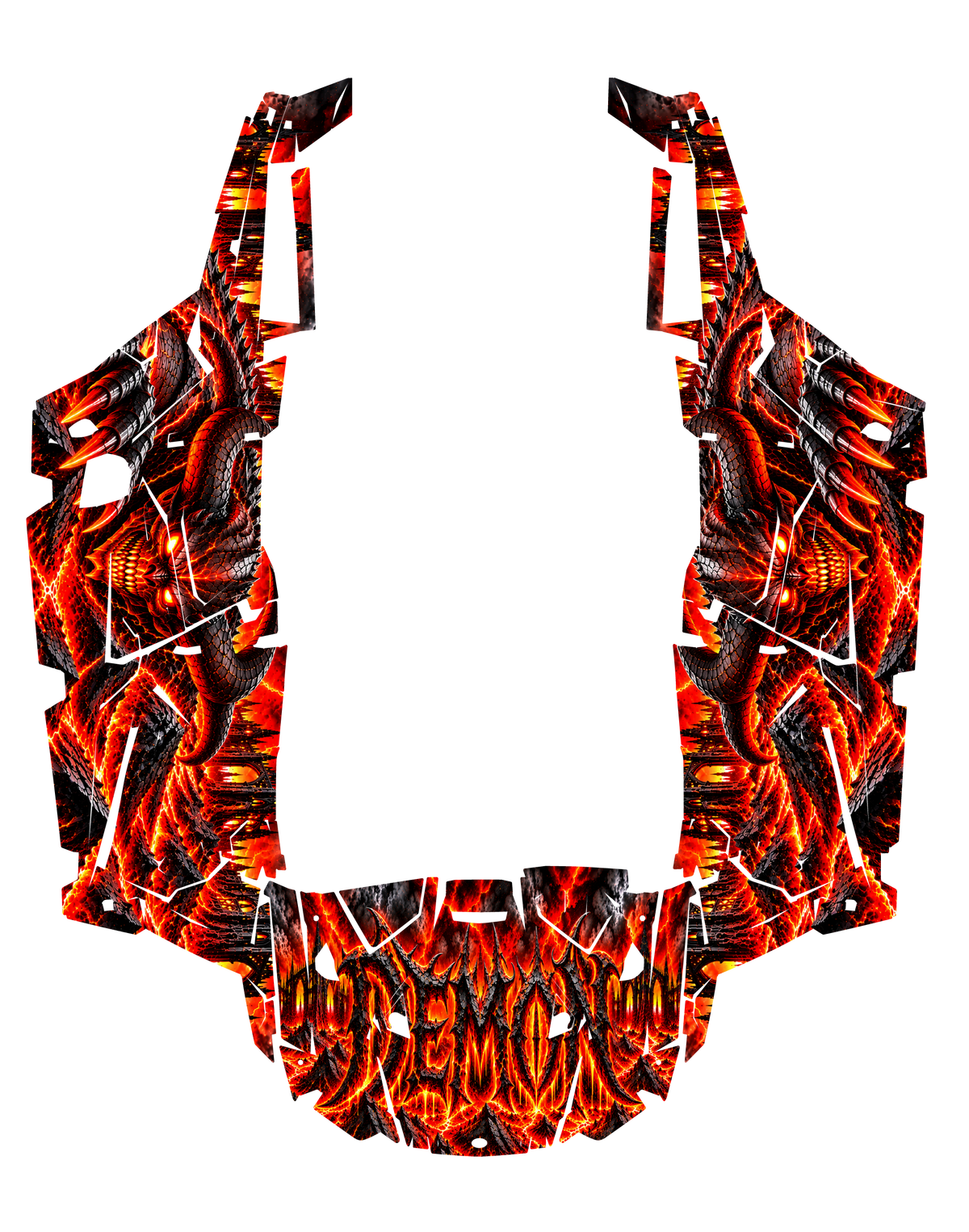 2020 - 2023 Polaris RZR  XP 1000 4 Door Demon/Devil Graphics Kit Demon
