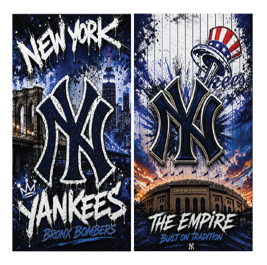 Corn Hole Board Wrap - New York Yankees Cornhole (Copy)