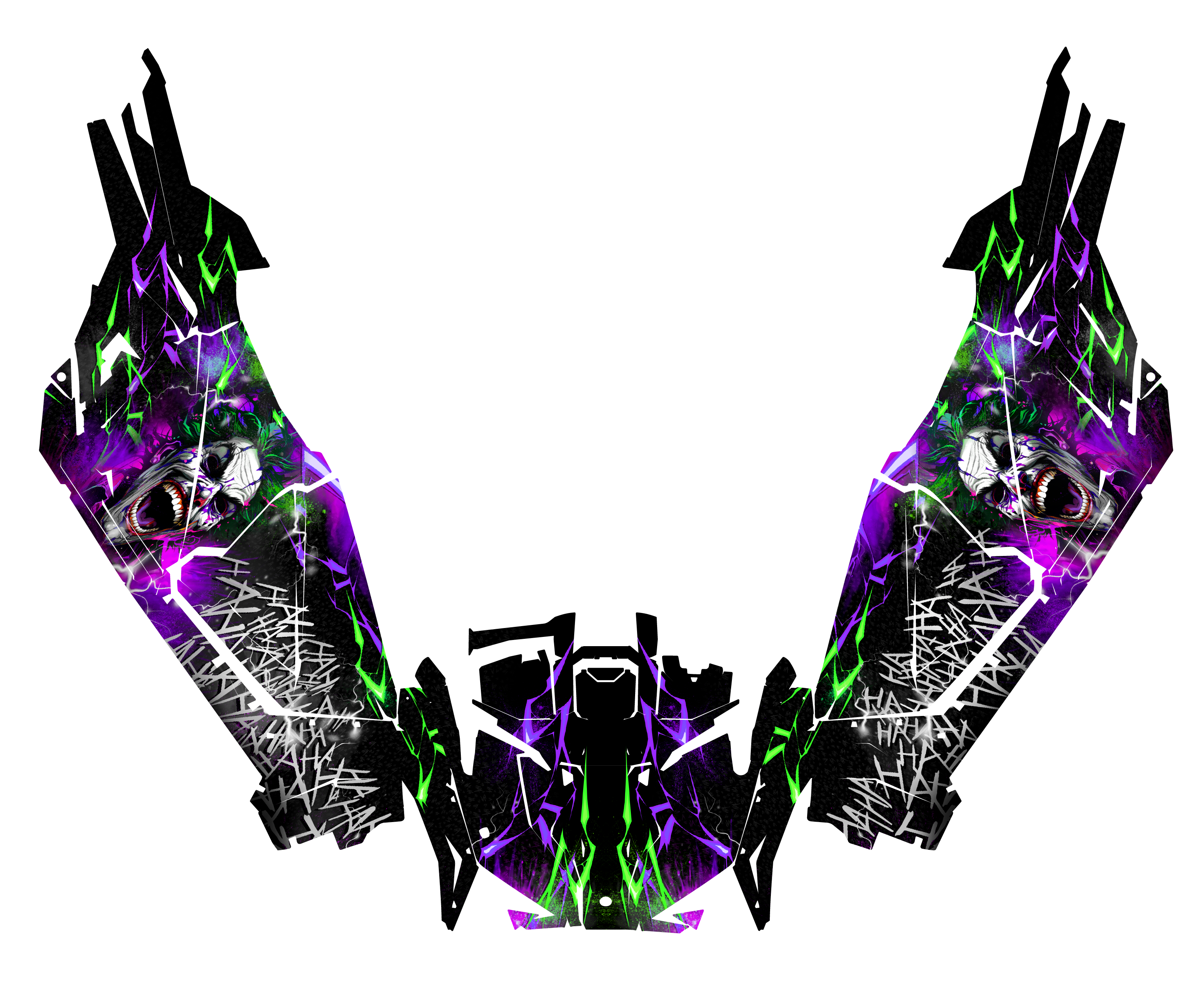 2020 - 2024 Polaris RZR Pro XP 4 Joker Graphics Kit DJK Joker