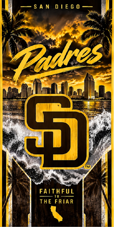 Corn Hole Board Wrap - San Diego Padres Cornhole D2 (Copy)