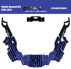 2016-2022 Polaris General EPS 1000 Graphics Kit DUS-2 USA Flag
