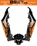 2025 Can Am Maverick R Max 4 Door Graphics Kit   D36-2 OAGFX Racing