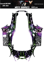 2019 - 2023 Kawasaki Teryx KRX 1000 Joker Graphic Kit -Pro Edition DJK-1 Joker