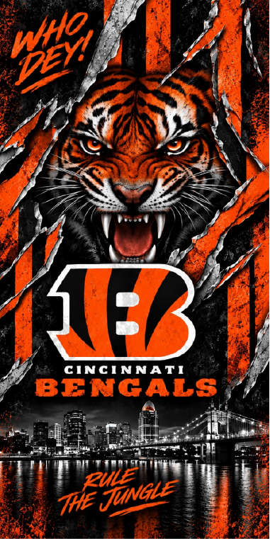 Corn Hole Board Wrap - Cincinnati Bengals Cornhole