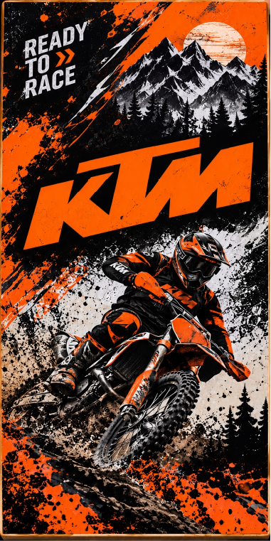 KTM Cornhole Board Skins / Wrap (Pair)