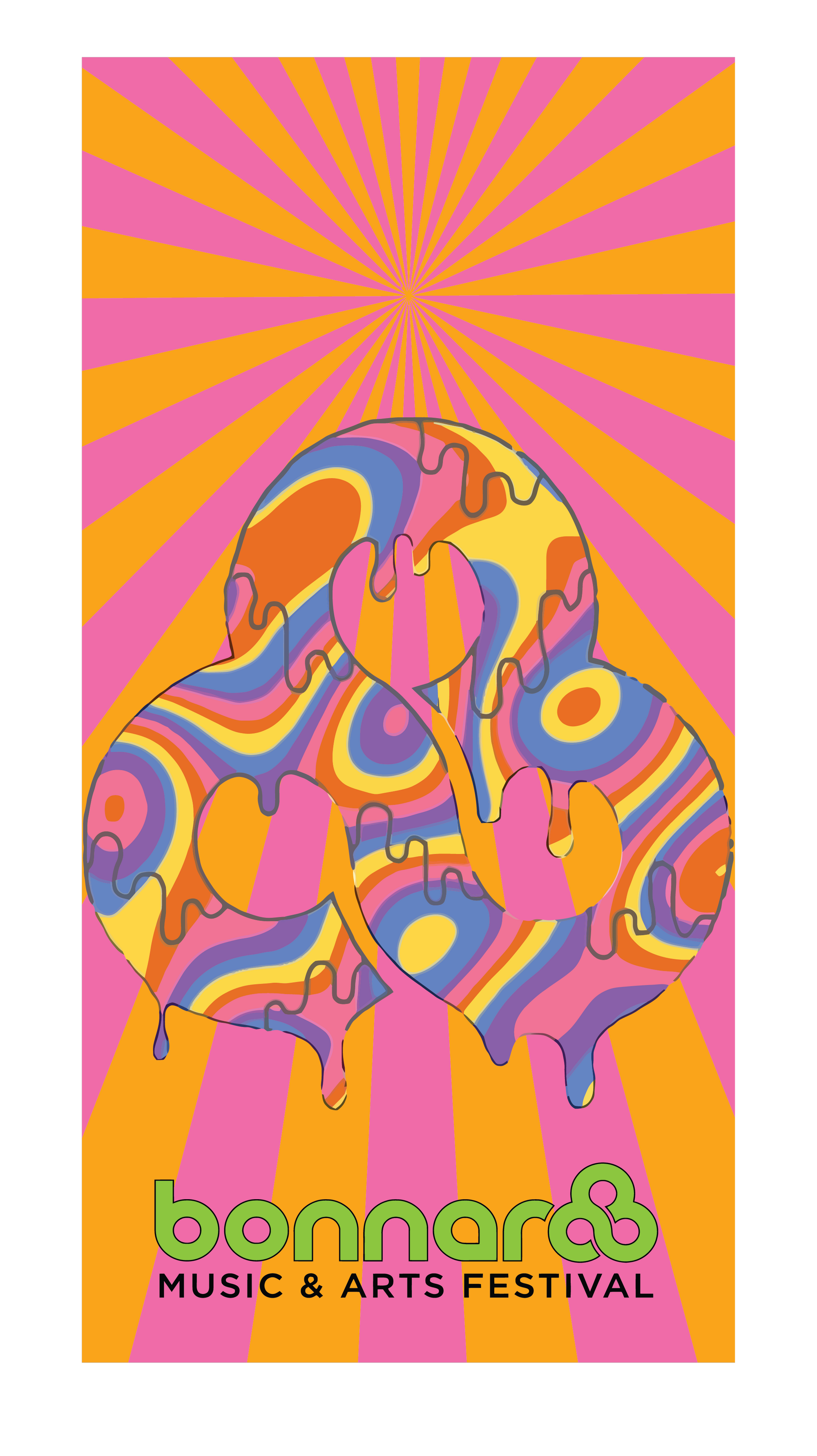 Bonnaroo Cornhole Board Skins (Pair)