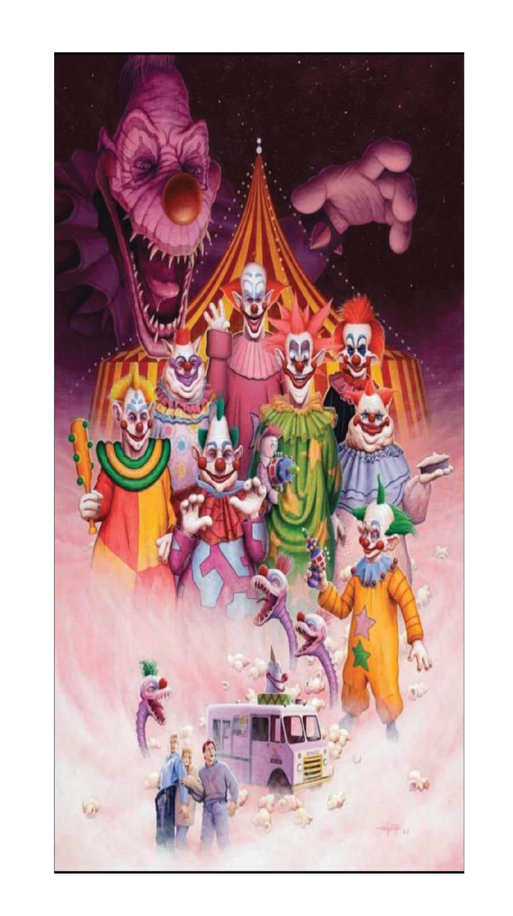 Clown Cornhole Board Skins (Pair) (Copy)