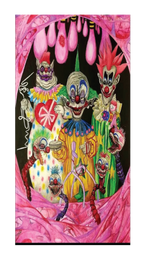 Clown Cornhole Board Skins (Pair) (Copy)