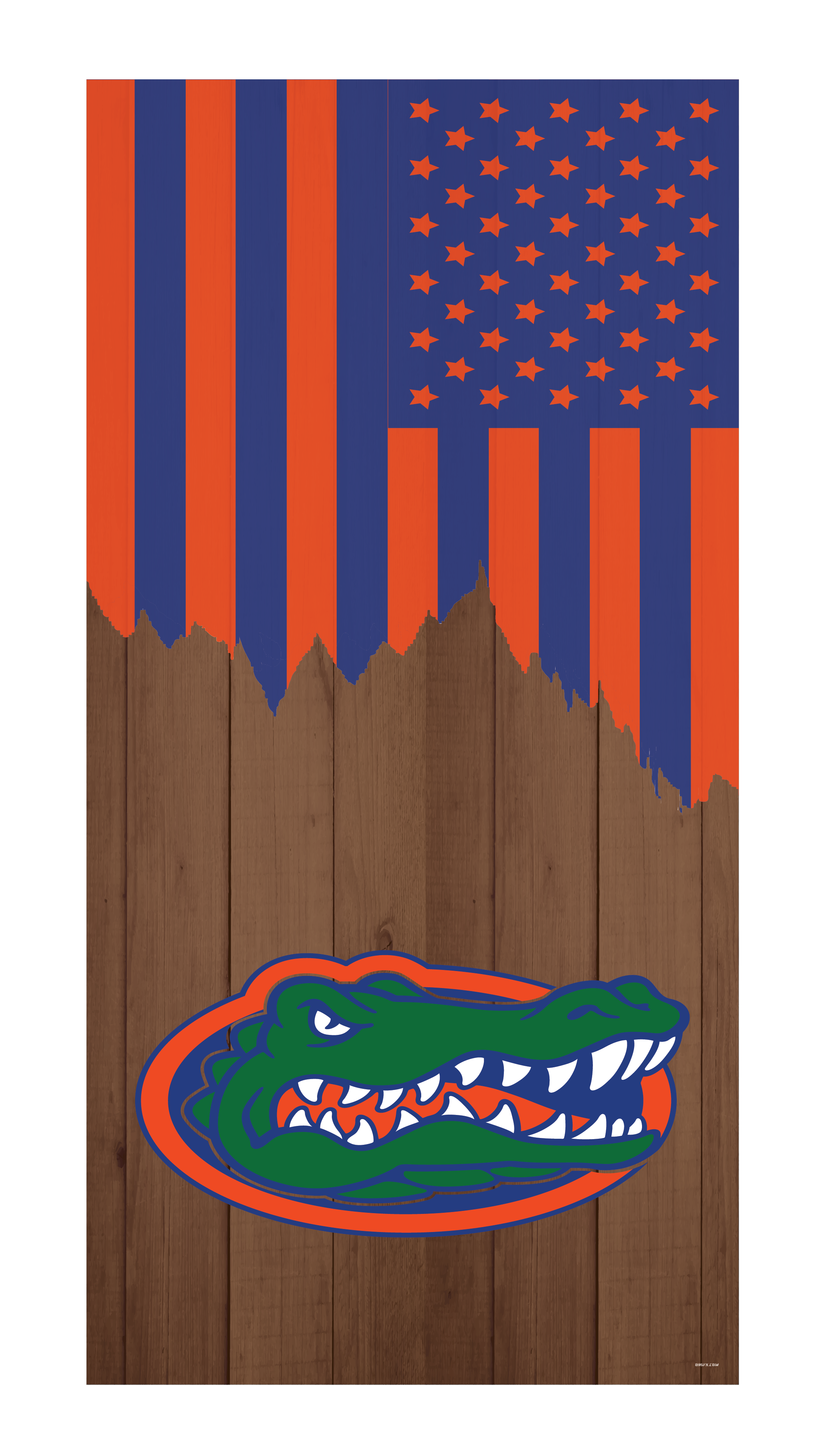 Florida Gators Cornhole Board Skins (Pair)