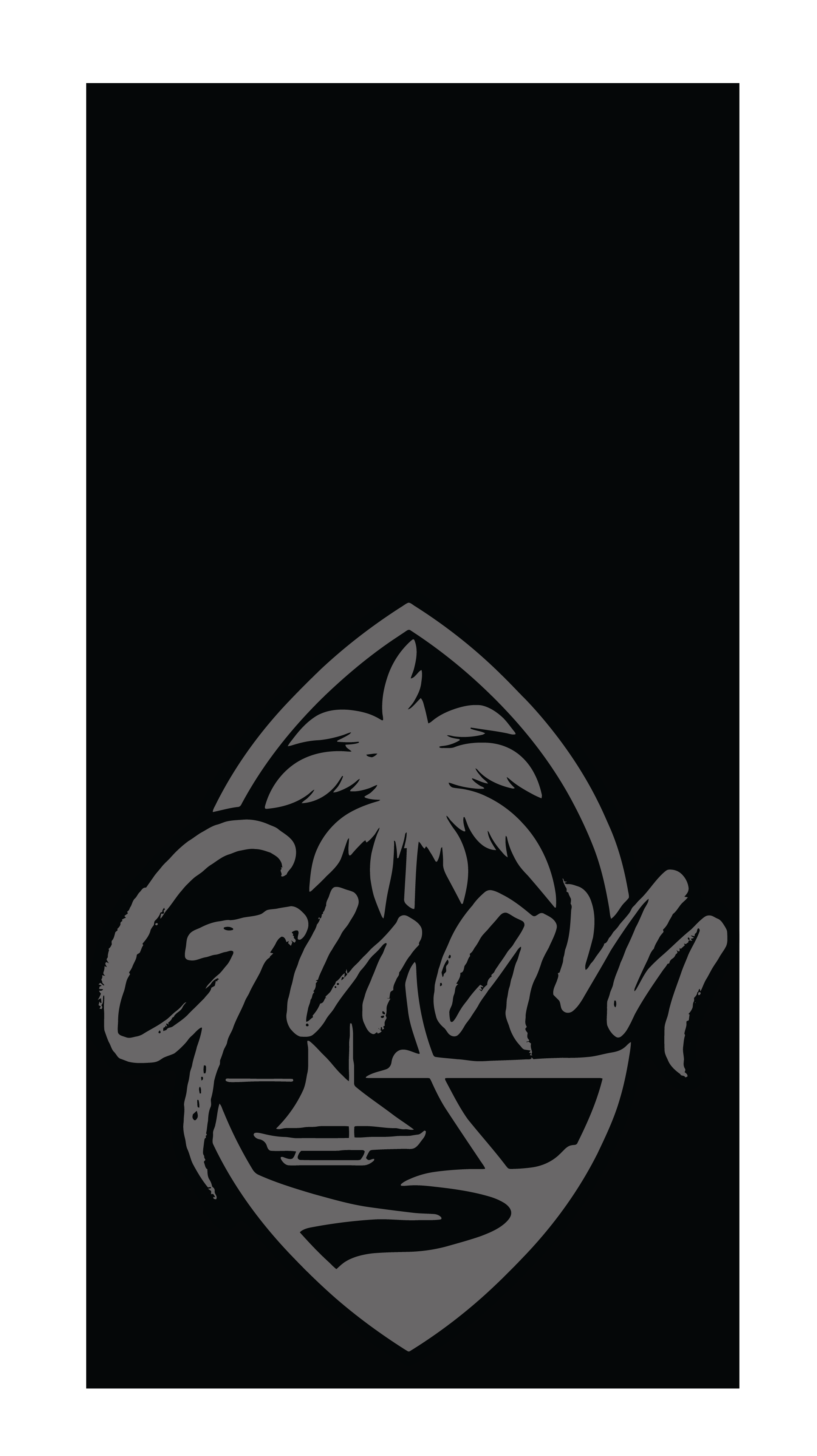 Guam Cornhole Board Skins (Pair)