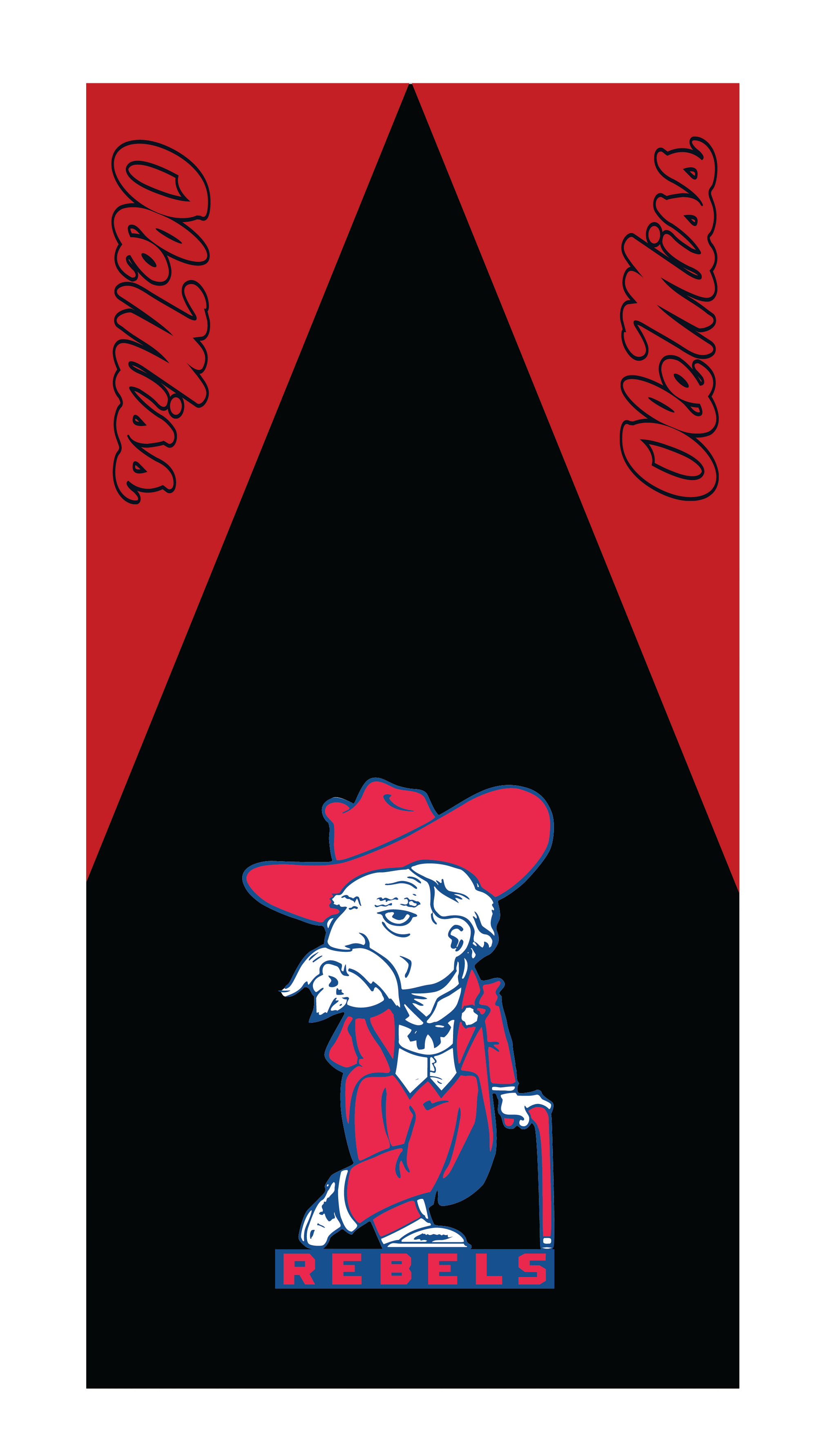 Ole Miss Cornhole Board Skins (Pair)