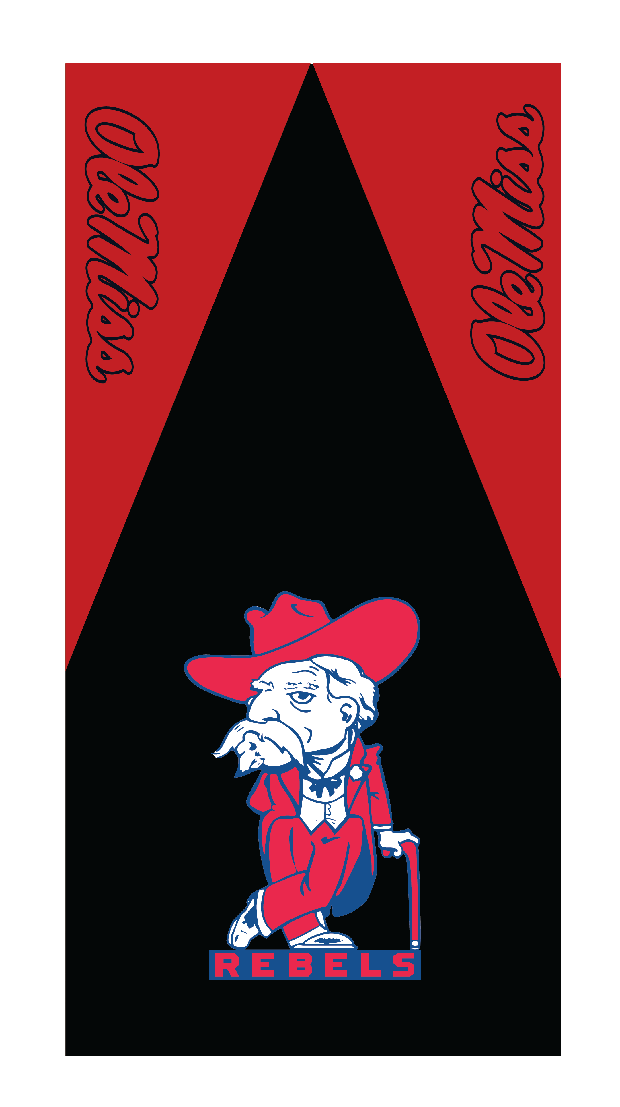 Ole Miss Cornhole Board Skins (Pair)