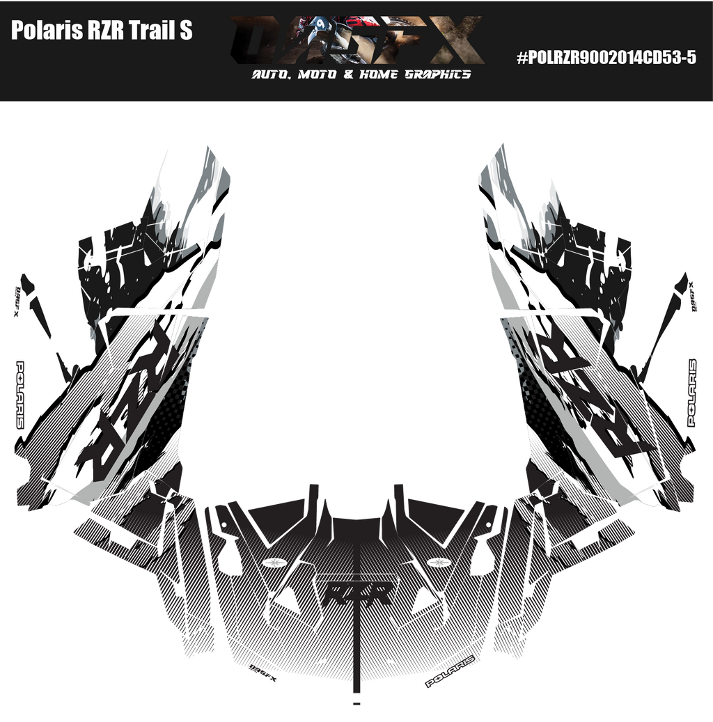 Polaris RZR Trail S OAGFX Graphics Kit D53-5 Wild