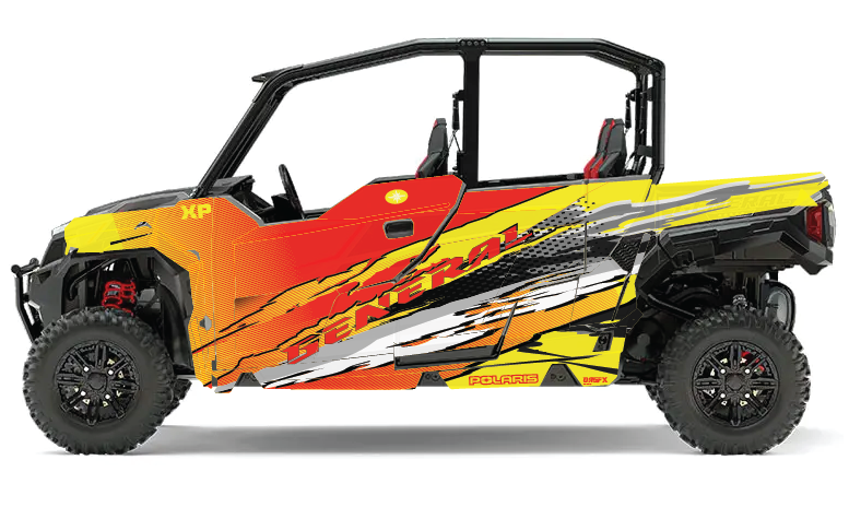 2020-2025 Polaris General XP 4 Door 1000 Graphics Kit D53-2 Wild