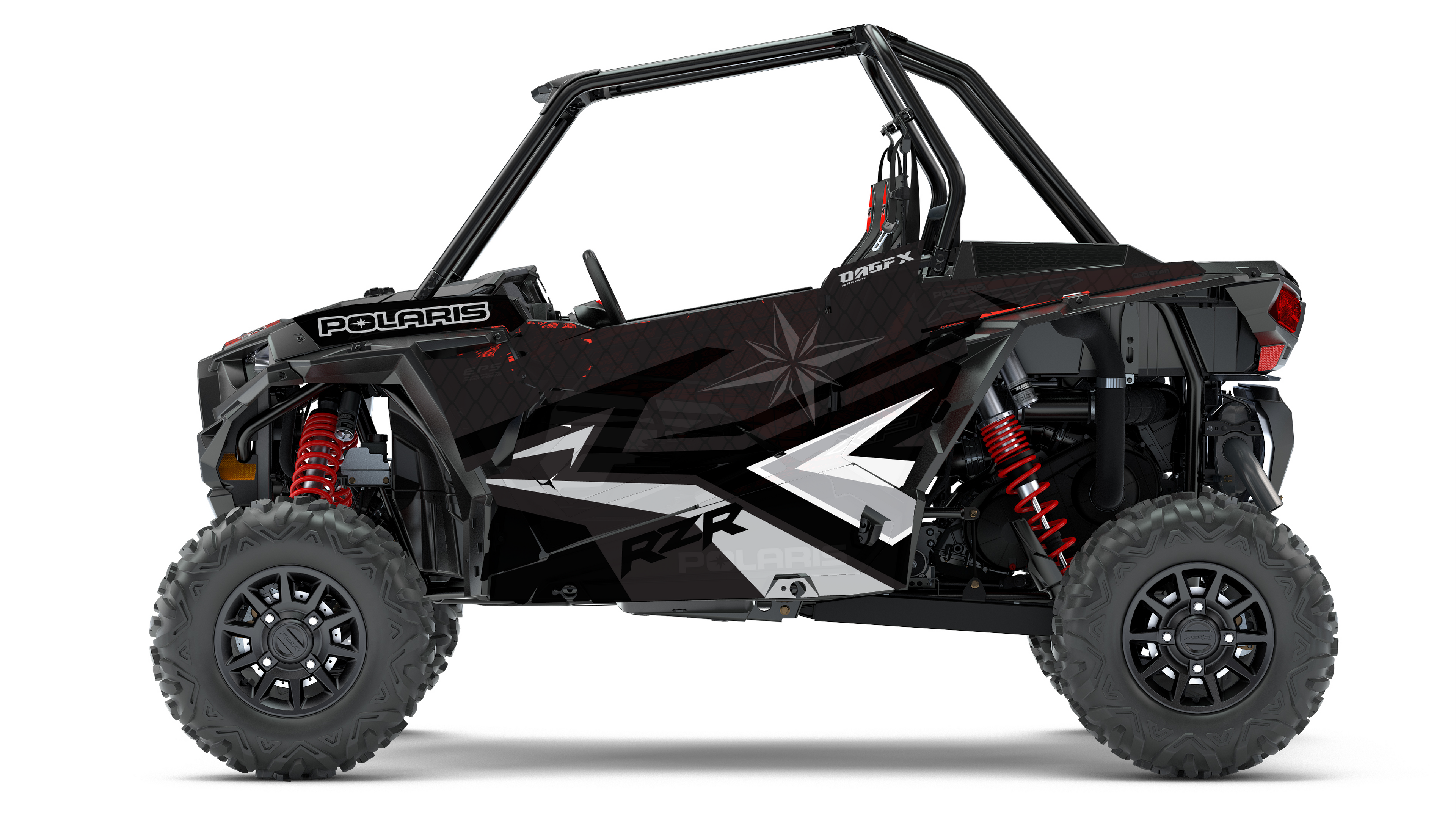 2019 - 2022 Polaris RZR XP 1000 Turbo S Graphics Kit D36-5 Stealth OAGFX